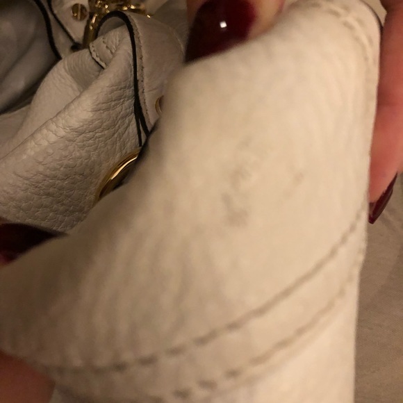 Michael Kors pebbled led leather satchel - Picture 4 of 4